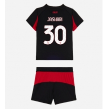 AC Milan Ardon Jashari #30 Thuis tenue Kids 2025-26 Korte Mouwen (+ broek)