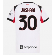 AC Milan Ardon Jashari #30 Uit tenue Dames 2025-26 Korte Mouwen