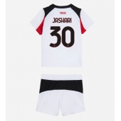 AC Milan Ardon Jashari #30 Uit tenue Kids 2025-26 Korte Mouwen (+ broek)