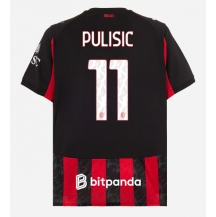 AC Milan Christian Pulisic #11 Thuis tenue 2025-26 Korte Mouwen