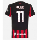 AC Milan Christian Pulisic #11 Thuis tenue Dames 2025-26 Korte Mouwen