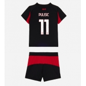 AC Milan Christian Pulisic #11 Thuis tenue Kids 2025-26 Korte Mouwen (+ broek)