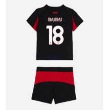AC Milan Christopher Nkunku #18 Thuis tenue Kids 2025-26 Korte Mouwen (+ broek)