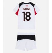 AC Milan Christopher Nkunku #18 Uit tenue Kids 2025-26 Korte Mouwen (+ broek)
