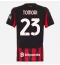 AC Milan Fikayo Tomori #23 Thuis tenue Dames 2025-26 Korte Mouwen