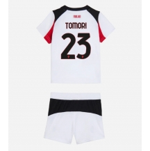 AC Milan Fikayo Tomori #23 Uit tenue Kids 2025-26 Korte Mouwen (+ broek)