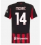 AC Milan Luka Modric #14 Thuis tenue Dames 2025-26 Korte Mouwen