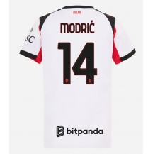 AC Milan Luka Modric #14 Uit tenue Dames 2025-26 Korte Mouwen