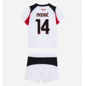 AC Milan Luka Modric #14 Uit tenue Kids 2025-26 Korte Mouwen (+ broek)