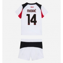 AC Milan Luka Modric #14 Uit tenue Kids 2025-26 Korte Mouwen (+ broek)