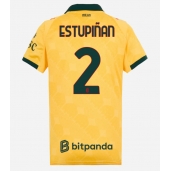 AC Milan Pervis Estupinan #2 Derde tenue Dames 2025-26 Korte Mouwen