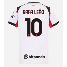 AC Milan Rafael Leao #10 Uit tenue Dames 2025-26 Korte Mouwen