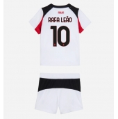 AC Milan Rafael Leao #10 Uit tenue Kids 2025-26 Korte Mouwen (+ broek)