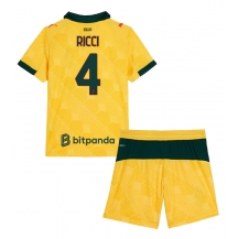 AC Milan Samuele Ricci #4 Derde tenue Kids 2025-26 Korte Mouwen (+ broek)