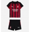 AC Milan Samuele Ricci #4 Thuis tenue Kids 2025-26 Korte Mouwen (+ broek)