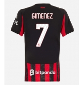 AC Milan Santiago Gimenez #7 Thuis tenue Dames 2025-26 Korte Mouwen
