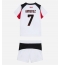 AC Milan Santiago Gimenez #7 Uit tenue Kids 2025-26 Korte Mouwen (+ broek)