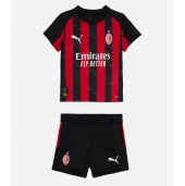 AC Milan Thuis tenue Kids 2025-26 Korte Mouwen (+ broek)