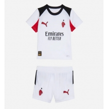 AC Milan Uit tenue Kids 2025-26 Korte Mouwen (+ broek)