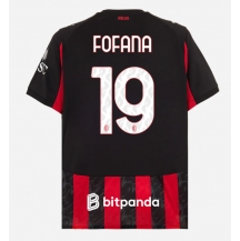 AC Milan Youssouf Fofana #19 Thuis tenue 2025-26 Korte Mouwen