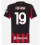 AC Milan Youssouf Fofana #19 Thuis tenue Dames 2025-26 Korte Mouwen