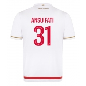 AS Monaco Ansu Fati #31 Thuis tenue 2025-26 Korte Mouwen