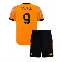 AS Roma Artem Dovbyk #9 Uit tenue Kids 2025-26 Korte Mouwen (+ broek)