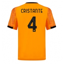 AS Roma Bryan Cristante #4 Uit tenue 2025-26 Korte Mouwen