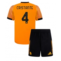 AS Roma Bryan Cristante #4 Uit tenue Kids 2025-26 Korte Mouwen (+ broek)