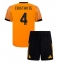 AS Roma Bryan Cristante #4 Uit tenue Kids 2025-26 Korte Mouwen (+ broek)