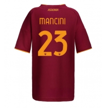 AS Roma Gianluca Mancini #23 Thuis tenue Dames 2025-26 Korte Mouwen