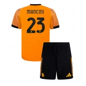 AS Roma Gianluca Mancini #23 Uit tenue Kids 2025-26 Korte Mouwen (+ broek)