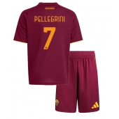 AS Roma Lorenzo Pellegrini #7 Thuis tenue Kids 2025-26 Korte Mouwen (+ broek)