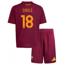 AS Roma Matias Soule #18 Thuis tenue Kids 2025-26 Korte Mouwen (+ broek)