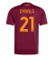 AS Roma Paulo Dybala #21 Thuis tenue 2025-26 Korte Mouwen