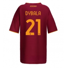 AS Roma Paulo Dybala #21 Thuis tenue Dames 2025-26 Korte Mouwen