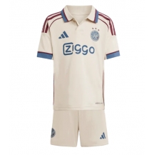 Ajax Derde tenue Kids 2025-26 Korte Mouwen (+ broek)