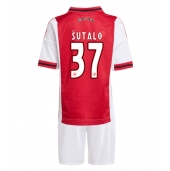 Ajax Josip Sutalo #37 Thuis tenue Kids 2025-26 Korte Mouwen (+ broek)