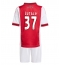 Ajax Josip Sutalo #37 Thuis tenue Kids 2025-26 Korte Mouwen (+ broek)