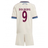 Ajax Kasper Dolberg #9 Derde tenue Kids 2025-26 Korte Mouwen (+ broek)