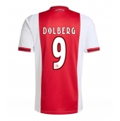 Ajax Kasper Dolberg #9 Thuis tenue 2025-26 Korte Mouwen