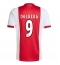 Ajax Kasper Dolberg #9 Thuis tenue 2025-26 Korte Mouwen