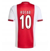 Ajax Oscar Gloukh #10 Thuis tenue 2025-26 Korte Mouwen