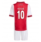 Ajax Oscar Gloukh #10 Thuis tenue Kids 2025-26 Korte Mouwen (+ broek)
