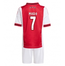 Ajax Raul Moro #7 Thuis tenue Kids 2025-26 Korte Mouwen (+ broek)