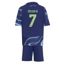 Ajax Raul Moro #7 Uit tenue Kids 2025-26 Korte Mouwen (+ broek)