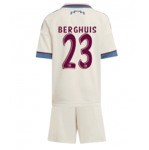 Ajax Steven Berghuis #23 Derde tenue Kids 2025-26 Korte Mouwen (+ broek)