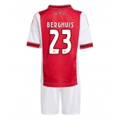 Ajax Steven Berghuis #23 Thuis tenue Kids 2025-26 Korte Mouwen (+ broek)