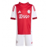 Ajax Thuis tenue Kids 2025-26 Korte Mouwen (+ broek)