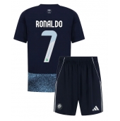 Al-Nassr Cristiano Ronaldo #7 Uit tenue Kids 2025-26 Korte Mouwen (+ broek)